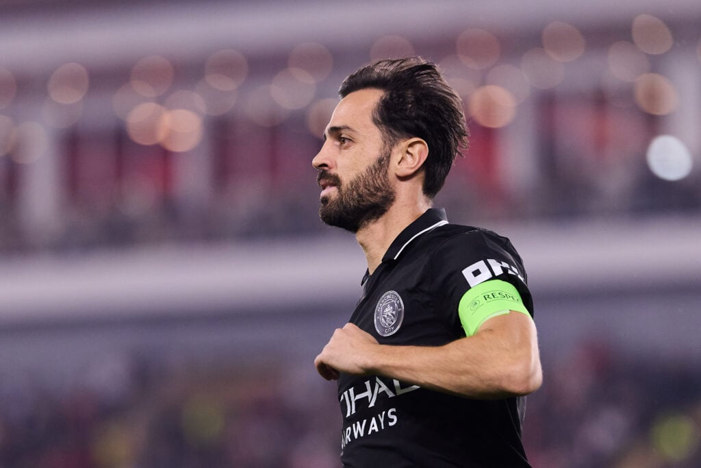 Bernardo Silva playing for Manchester City.