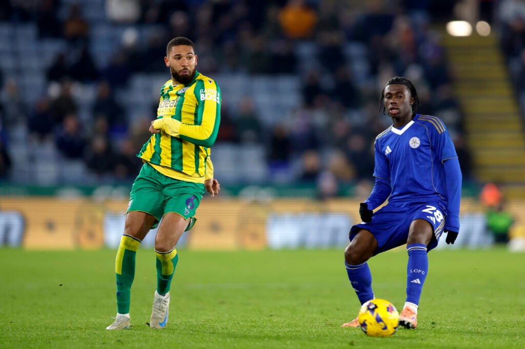 Jeremy Monga playing for Leicester City.